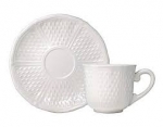 Pont aux Choux White US Tea Cup & Saucer 